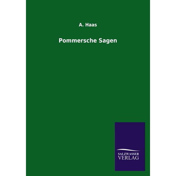 Pommersche Sagen (Paperback)