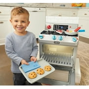 Little Tikes First Oven, Pretend Play Appliance with 11 Kitchin Accessories & Realistic Cooking Sounds, Kids Ages 2+