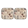thumbnail image 7 of Haiem Abstract Coffee Pattern With Letters Car Windshield Sun Shade (2 Pieces) Foldable Windshield Sun Shade Car Accessories for Truck SUV Pickup-Large, 7 of 7