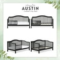 Dream On Me Austin Toddler Day Bed, Black