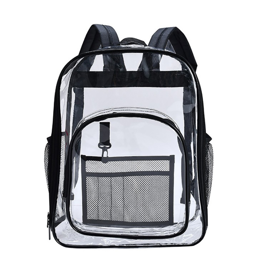 Cumka Clear Backpack School Bag Bookbag, Heavy Duty PVC Plastic