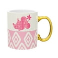 thumbnail image 2 of Disney Minnie Mouse Pattern with Gold Handle 11 Ounce Ceramic Mug, 2 of 4