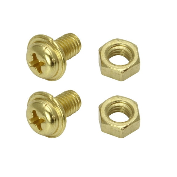 Bike Fender Bolt/Nut Gold.