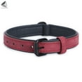 thumbnail image 3 of PULLIMORE PU Leather Dogs Collar Adjustable Soft Padded Pet Collar for Small Medium Large Dogs (XL, Red), 3 of 7