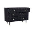 thumbnail image 6 of Linon Ginzel Mid-Century Modern 6-Drawer Dresser, Black, 6 of 8
