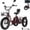 Wine Red, variant on MOONCOOL All-Terrain Folding Electric Tricycle for Adults, 1100w Motor 48V 14.5Ah Battery,7-Speed 20" x 4.0" Fat Tire 3 Wheel Electric Bike , 25-60 miles