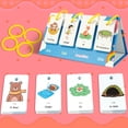 thumbnail image 1 of Bwiyojiz Count 78pcs Educational Toys Reading Flashcards 78 Flash Cards Sentence Building Learning Charts Classroom Activity Phrase Training Table Chart Toy, Gifts for Family, 1 of 6