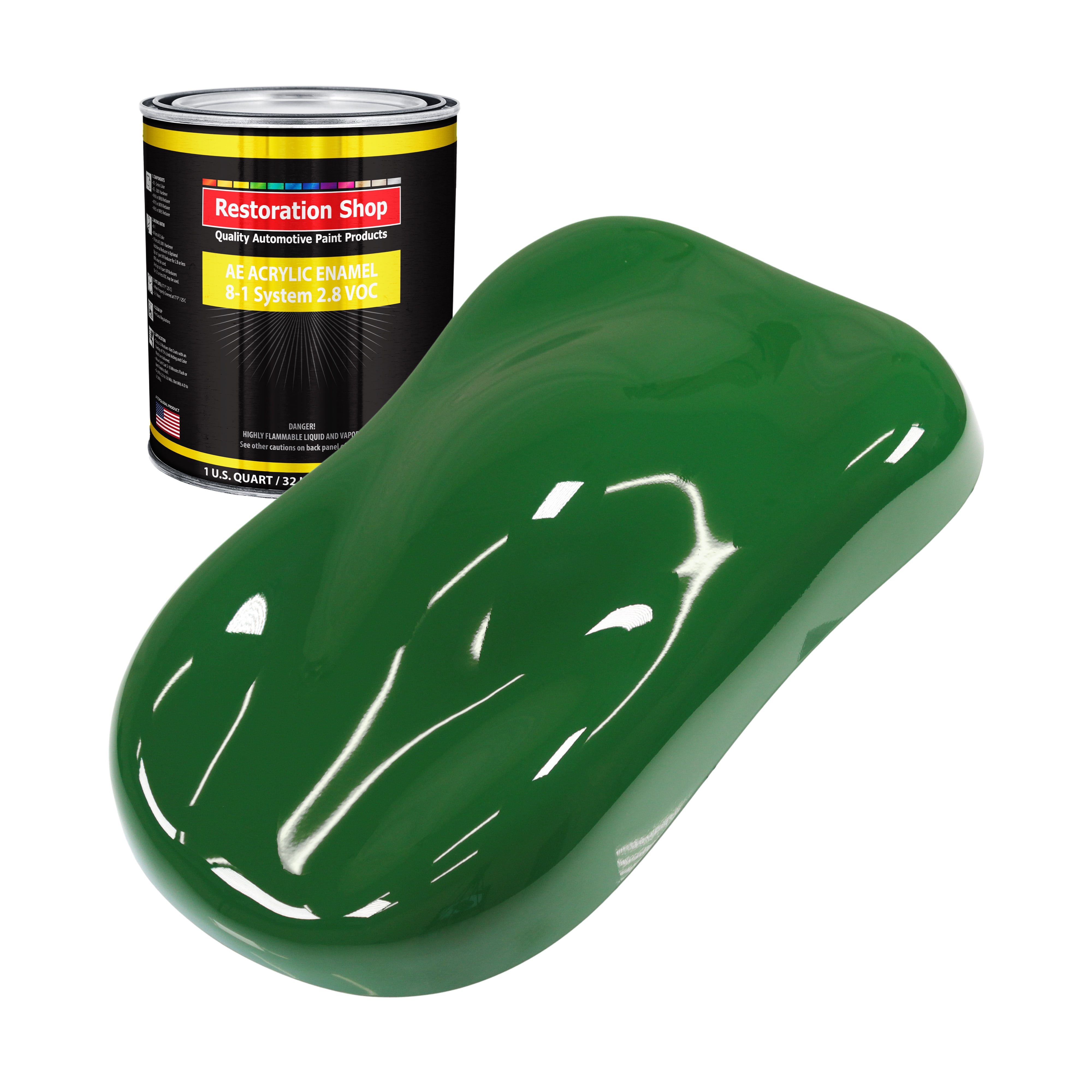 Restoration Shop Emerald Green Acrylic Enamel Auto Paint Quart