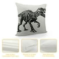 thumbnail image 4 of Nawypu  Tyrannosaurus T-Rex Dinosaur Throw Pillow, Multicolor, 4 of 5