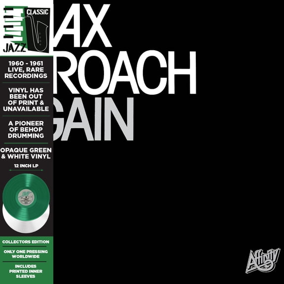 Max Roach - Again - Opaque Green & White - Music & Performance - Vinyl