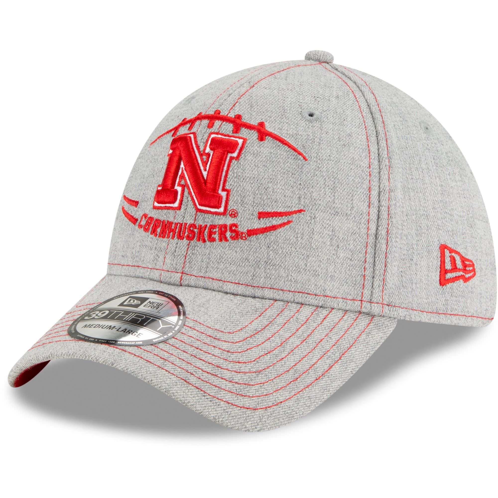 Nebraska Huskers New Era Heathered 