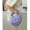 thumbnail image 4 of LANFENG Bag Mini Puffy Quilted Handbag Soft Puffer Tote Bag for Women Cute Wrist Bubble Bag Lightweight Nylon Clutch Purse, 4 of 10