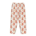 thumbnail image 5 of Naloa Squirrel And Maple Leaf Print Women’s Ultra-Soft Comfy Pajama Lounge Pants with Pockets & Drawstring, 5 of 8