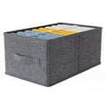 thumbnail image 2 of Foldable Closet Organizer Bins Storage Bins Organizer Containers for Shelves Home Office Clothes, 2 of 4