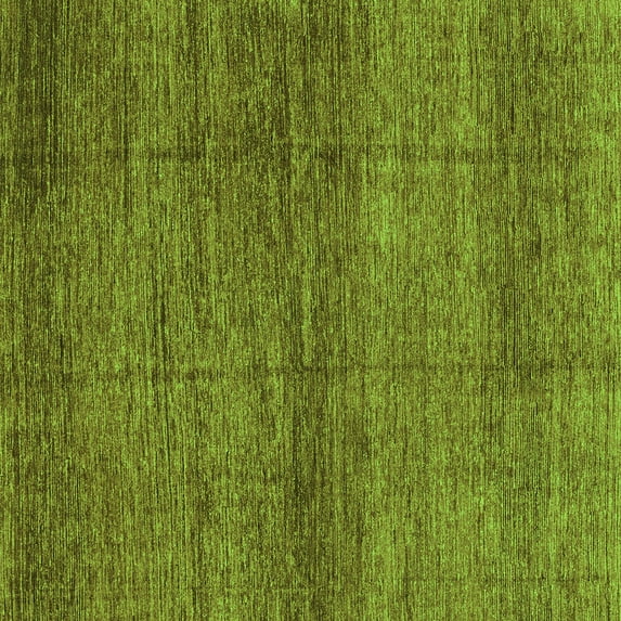 Ahgly Company Indoor Square Abstract Green Modern Area Rugs, 4' Square