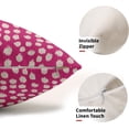 thumbnail image 2 of Hot Pink Cream Dots Lumbar Pillow Covers 12x20 Set of 2 Boho Design Polka Dot Print Throw Pillows Modern Outdoor Decorative Pillowcase Rectangle Linen Cushion Cases Decor for Sofa Couch Bed, 2 of 6