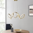 thumbnail image 5 of Seville LED Chandelier // Gold, 5 of 6