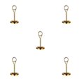 thumbnail image 1 of Baohd Contemporary Table Number Holder Photo Stand for Trendy Hotel Settings Gold 10cm 5Set, 1 of 6
