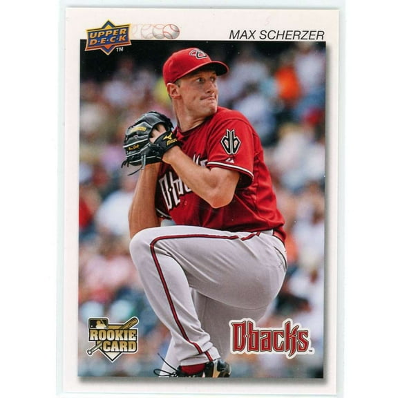 MLB 2008 Upper Deck Timeline   Max Scherzer #123 (Rookie)