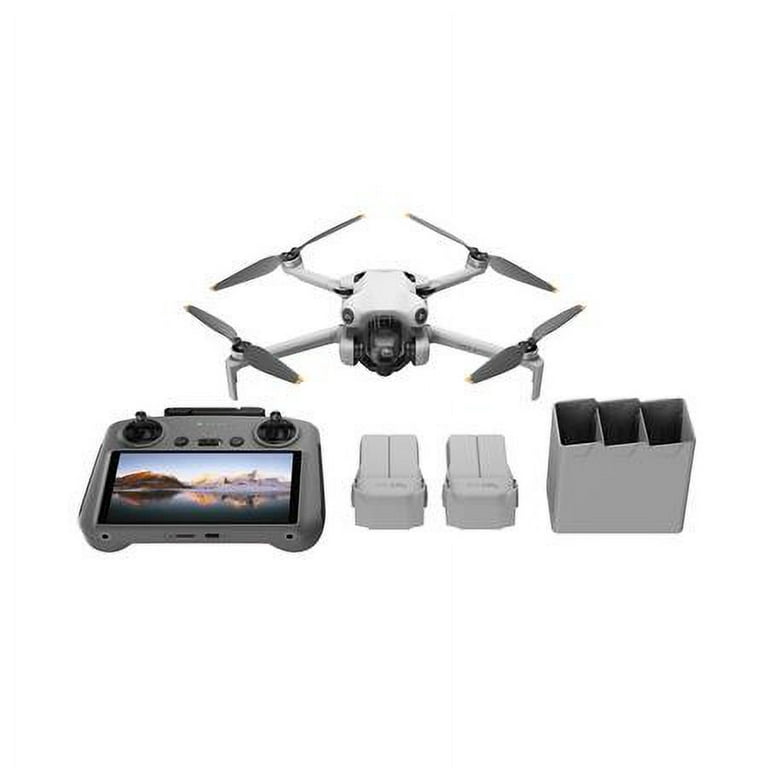 DJI Mini 4 Pro Drone Fly More Combo, Bundle with Claw Lanyard Mounting  System, Landing Pad and Strobe Light