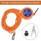 thumbnail image 3 of Tendedero retráctil para exteriores de 8 m, tendedero portátil para acampar, tendedero extensible con 10 hebillas fijas y 20 clips para viajes, balcón, 3 of 5