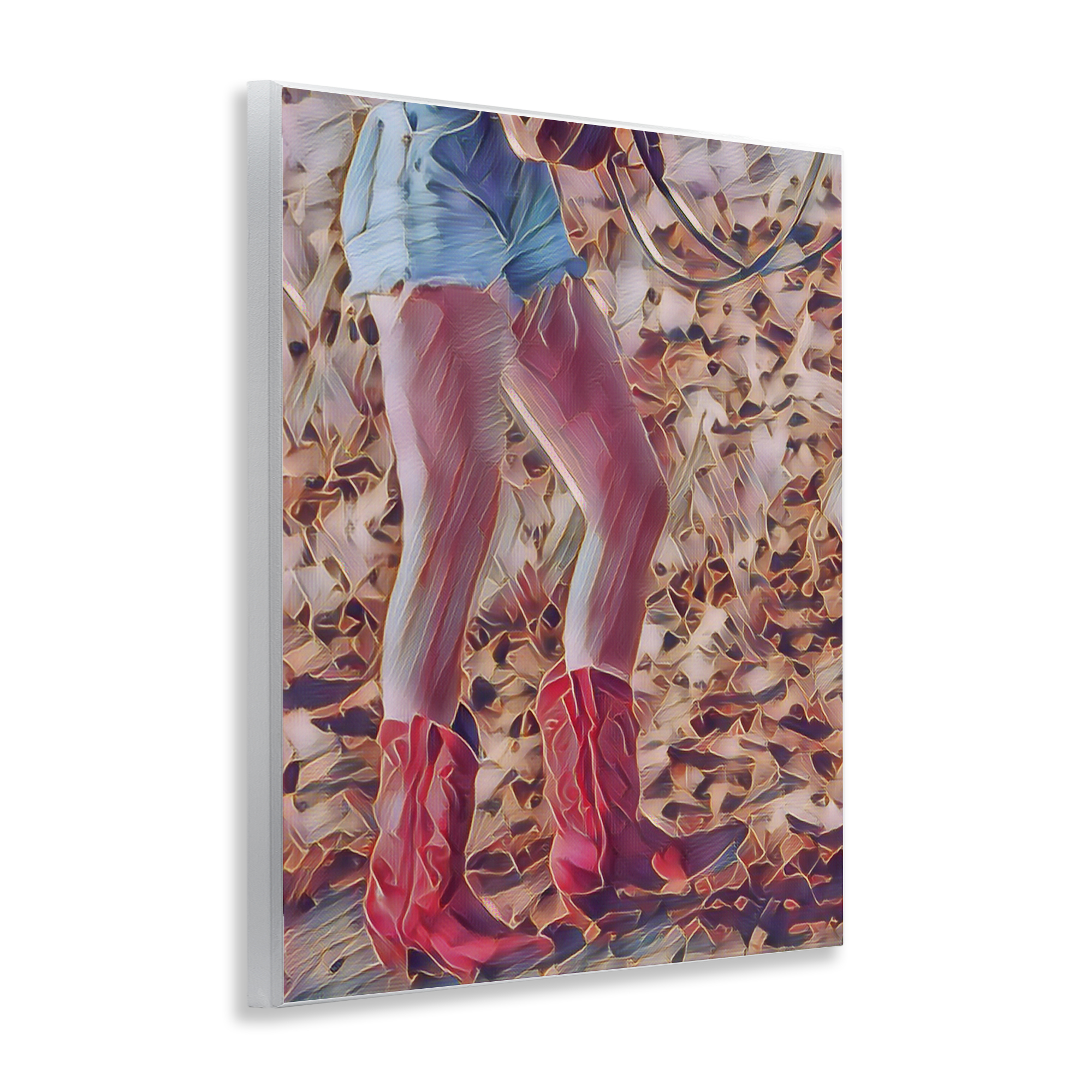 Rancher Gal Cowgirl Wall Plaque Art, design by Jesse Keith