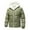 #Green, variant on DPTALR Men's Solid Color Waterproof and Warm Hooded Long Sleeve Zipper Cardigan Jacket,White,Big and Tall Men L