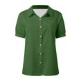 thumbnail image 5 of Casual Women's Shirts Button Down With Pocket Versatile And Stylish For Spring And Summer Perfect For Everyday Wear, 5 of 5
