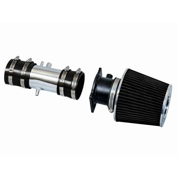 Rtunes Racing Short Ram Air Intake Kit   Filter Combo BLACK Compatible For 95-00 Compatible Ford Contour / 98-02 Mercury Cougar/Mystique 2.5L V6 â€¦