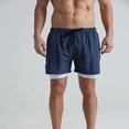 thumbnail image 2 of LYMAYTER Men's Layered Workout Shorts 2-in-1 Quick Dry Training Athletic Breathable Shorts for S-3XL, 2 of 9