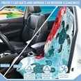 thumbnail image 4 of Binienty Sea Turtle Sweat Towel Car Seat Cover for Post Workout Gym Tropical Hibiscus Beach Towel Car Seat Covers Front Seats Universal for Cars SUV Truck, 4 of 7