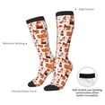 thumbnail image 4 of Susaid Autumn Gnome Print Thermal Winter Socks for Men and Women, Warm Crew Hiking Socks, for Boots and Outdoor Activities, 4 of 6