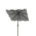 thumbnail image 3 of Safavieh Zimmerman 7.5ft Square Metal/Polyester Market Umbrella in White, 3 of 6