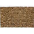 Hip-o Modern Living Teak Handmade Bathroom Floor Mat - Walmart.com