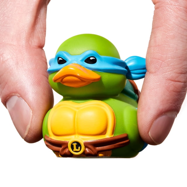 Figura de pato de goma de colección TUBBZ Mini Leonardo TMNT