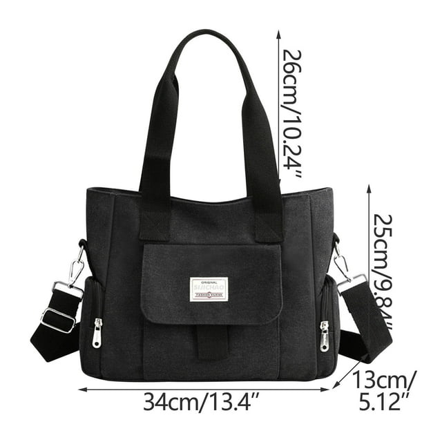 Sac en Toile Grande Capacité Sac Femme Sac à Main Mode Sac Bandoulière Polyvalent pour Femme Sac Messager