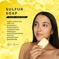 thumbnail image 2 of Pili Natural Sulfur Soap Bars (3 Pack) Jabón de azufre - Deep Cleansing and Oil-Control Formula for All Skin Types - Maintain Healthy Skin - 3-Pack, 2 of 9