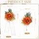 thumbnail image 2 of Conjunto de Corsage de Muñeca Naranja y Boutonnières Uxcell, Corsage de Flores Artificiales para Boda Novia Novio Ceremonia Aniversario Baile Fiesta, 2 of 6