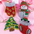 thumbnail image 2 of Diamond Painting Keychains Christmas Halloween 5D DIY Full Drill Key Ring Set for Gift Xmas Tree Home Decor, 2 of 5