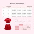 thumbnail image 5 of YiZYiF Kids Girls 2 Piece Sequins Dance Crop Top with Skater Skirt Set for Ballet Lyrical Dancewear Silver 8, 5 of 5
