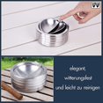 thumbnail image 4 of SHENMO Ashtray, Creative Weatherproof Stainless Steel Ashtray, 4 of 5