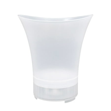 

BESTONZON 1PC Wireless Speaker Ice Bucket Drop Resistance Ice Barrel Music Luminous Ice Bucket Cool Wine Ice Cooler for Restaurant Bars Nightclubs KTV (White Colorful Gradient)