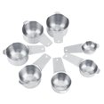 thumbnail image 4 of Ensemble de 7 Tasses à Mesurer en Acier Inoxydable pour Cuisine Cuisson à Sec Mesure des Ingrédients, 4 of 8