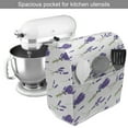 thumbnail image 2 of Floral Stand Mixer Cover, Image of Repeated Lavender Bouquets from Summer on Plain Backdrop, Kitchen Appliance Organizer Bag Cover with Pockets, 5 Quarts, Violet Fern Green, by Ambesonne, 2 of 4