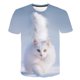thumbnail image 1 of Verano 2023, camiseta de dibujos animados en 3D para niños, camiseta con estampado de animales para niños y gatos, camisetas para niñas, camisetas de dibujos animados para niños, ropa de animales 8T Gao Jinjia LED, 1 of 2