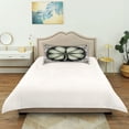 thumbnail image 6 of Dailycode Satin Pillow Case Queen Silk Pillow Cover for Hair and Skin Envelope Closure Four Leaf Clover 20"x30", 6 of 9