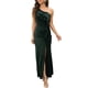 thumbnail image 1 of Vestido largo LALACAT de verano con un solo hombro y abertura con volantes para mujer, 1 of 4