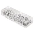 thumbnail image 1 of Caja de almacenamiento de alambre transparente con cajón para oficina, con compartimento para accesorios, accesorios de escritorio de oficina con contenedores para organizar, juego de botes,, 1 of 8