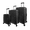 Black, variant on Italy Indomito 3-Piece Polypropylene Hardside Luggage Set, Expandable Spinner Suitcases with TSA Lock, 20/28/32 inches