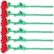 thumbnail image 1 of Artificial Flowers For Mothers Day Plush Roses Bouquet Home Decor 6Pcs Red, 1 of 1